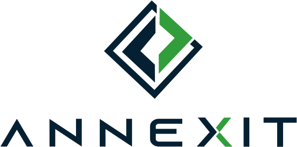 Annexit logo and text color with transparent background