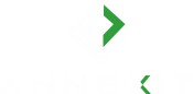 Annexit logo text white green color